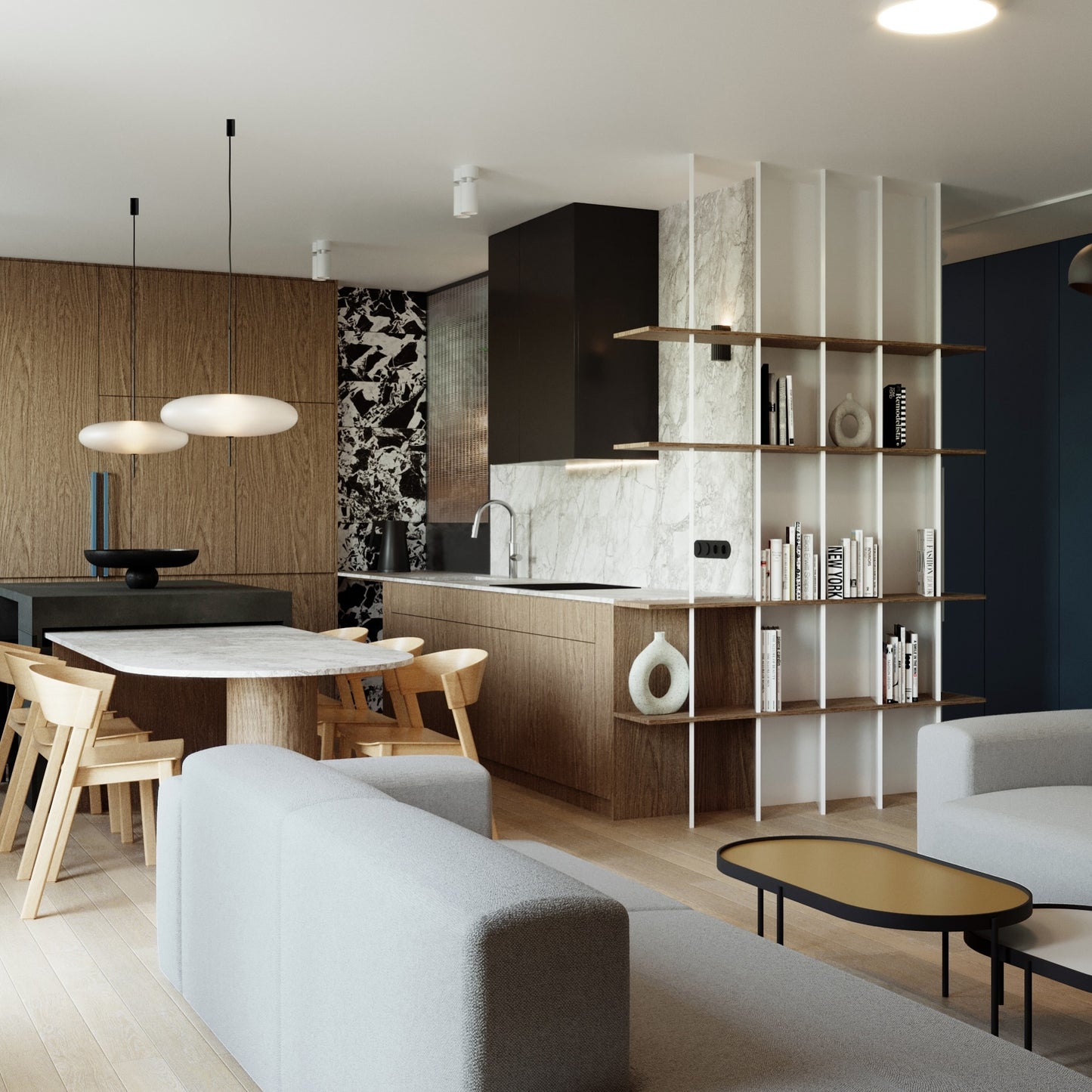 Moderna Pendant - White