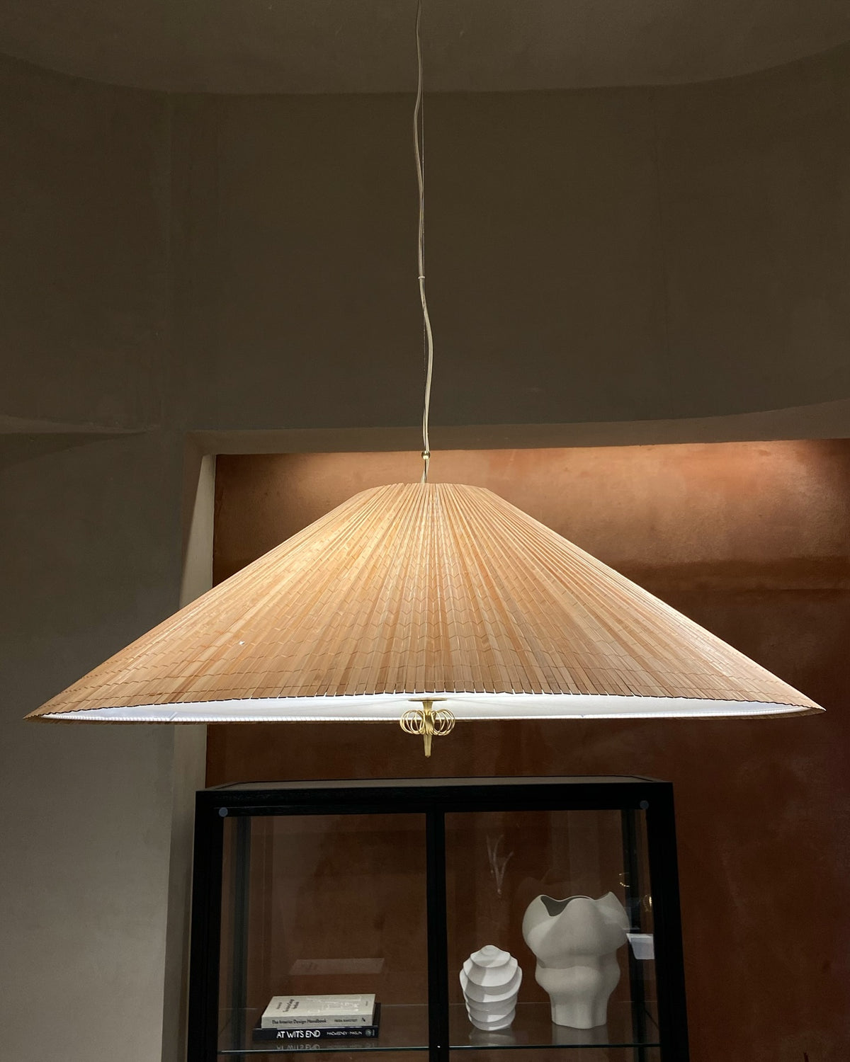 Conical Pendant - Bamboo - 62cm