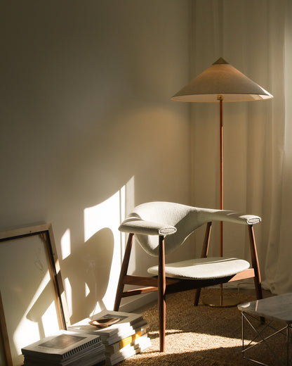 Conical Floor Lamp - Linen