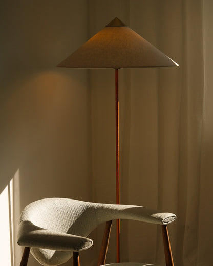 Conical Floor Lamp - Linen