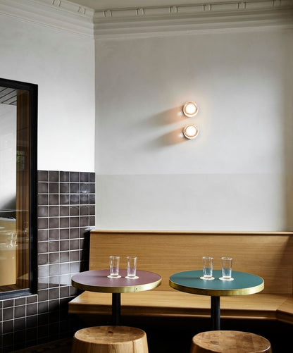 Helio Round Glass Wall Sconce