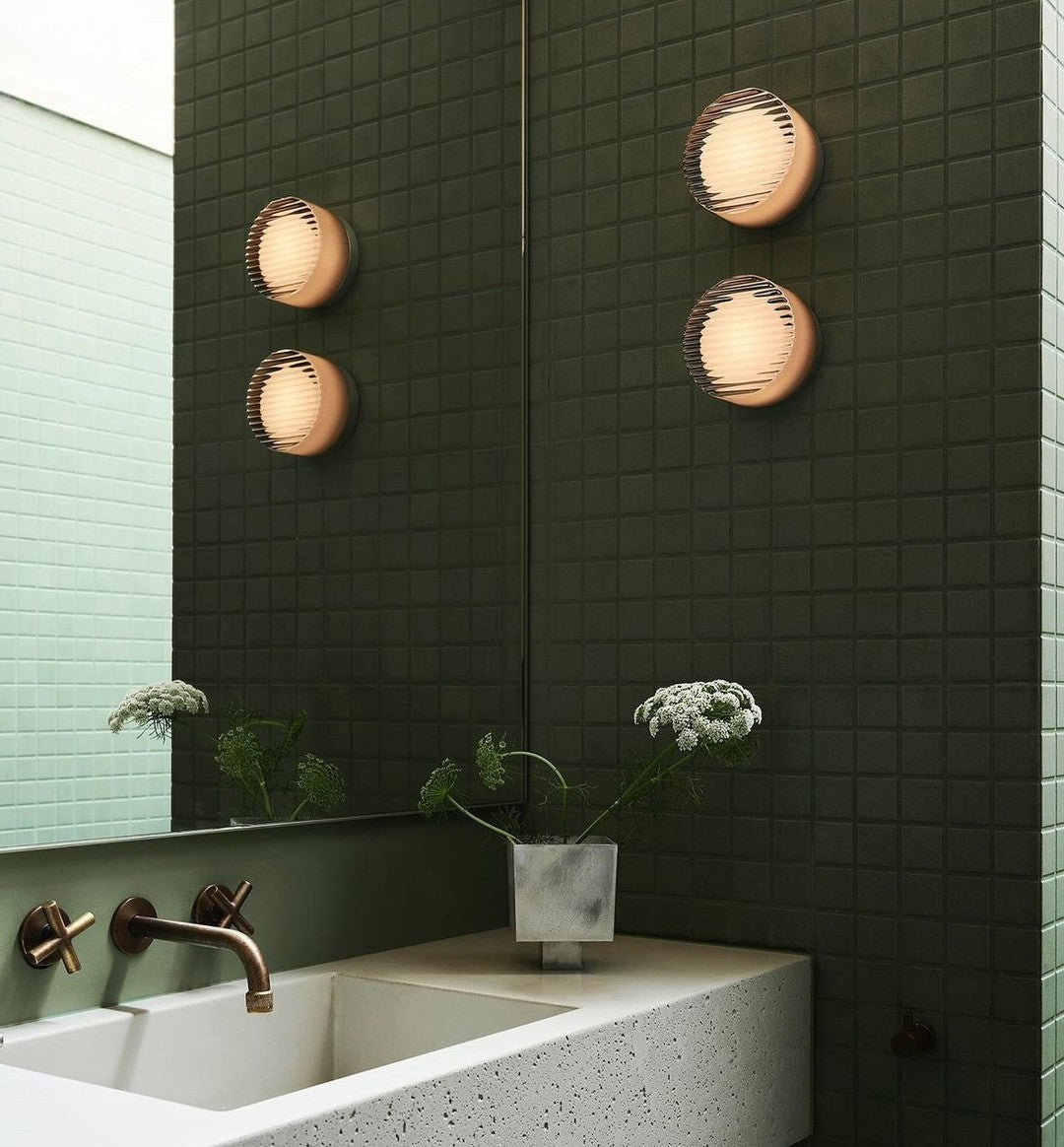 Helio Round Glass Wall Sconce