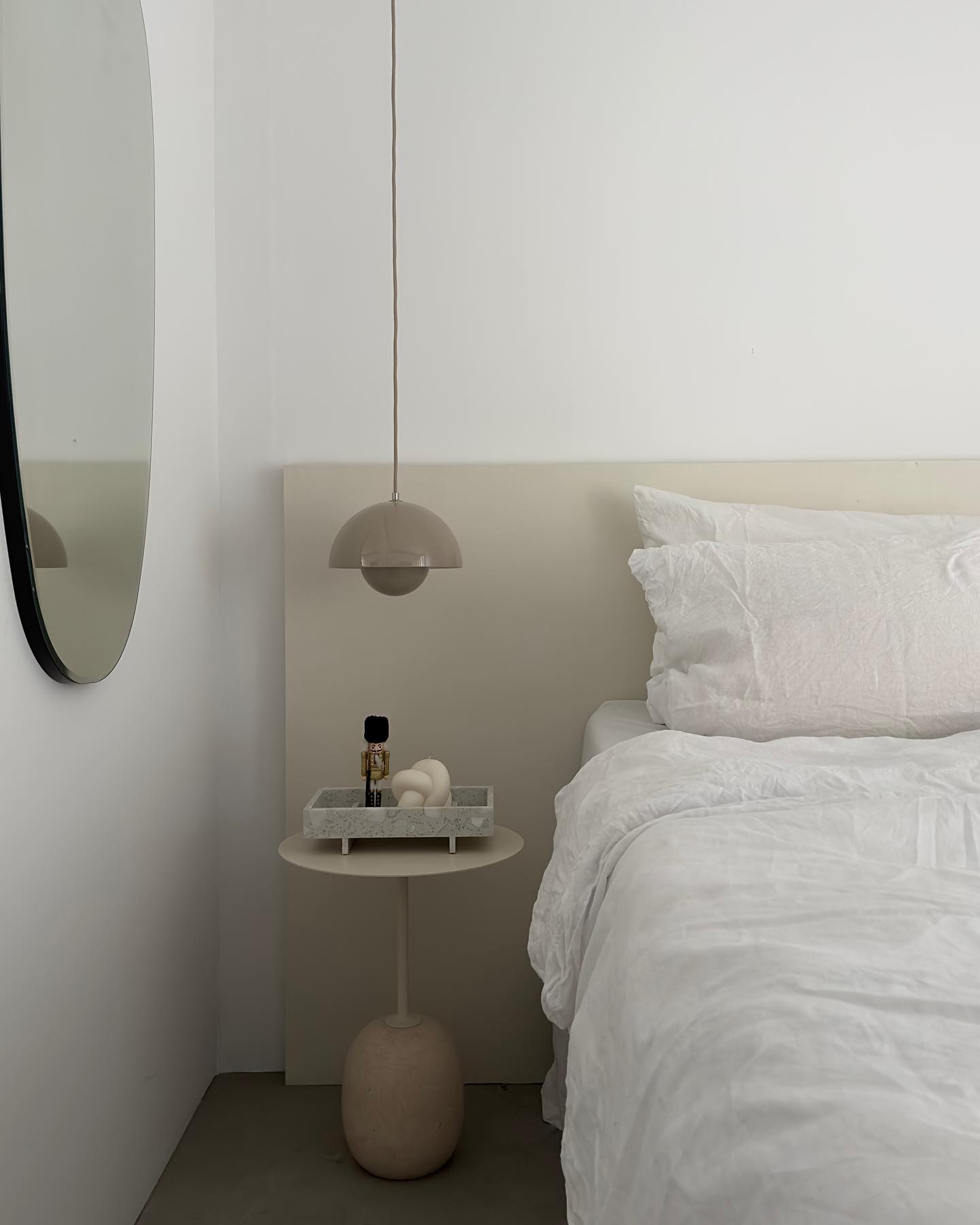Dolce Side Table - Crema Marble