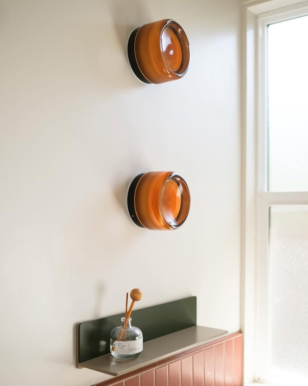 Helio Round Glass Wall Sconce