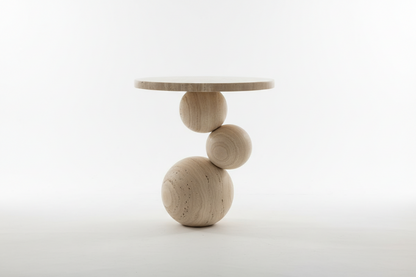 Tributo Side Table - Travertine
