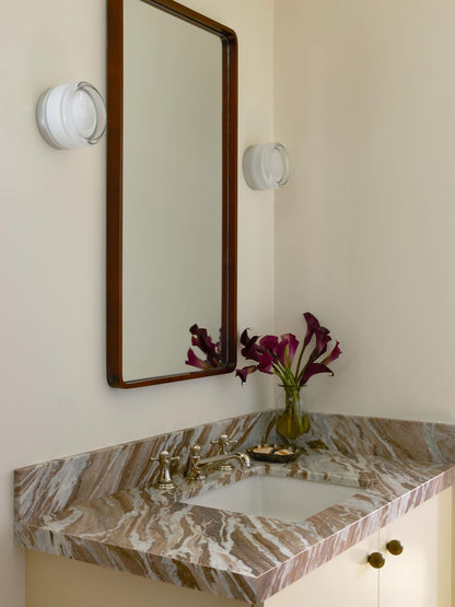 Helio Round Glass Wall Sconce