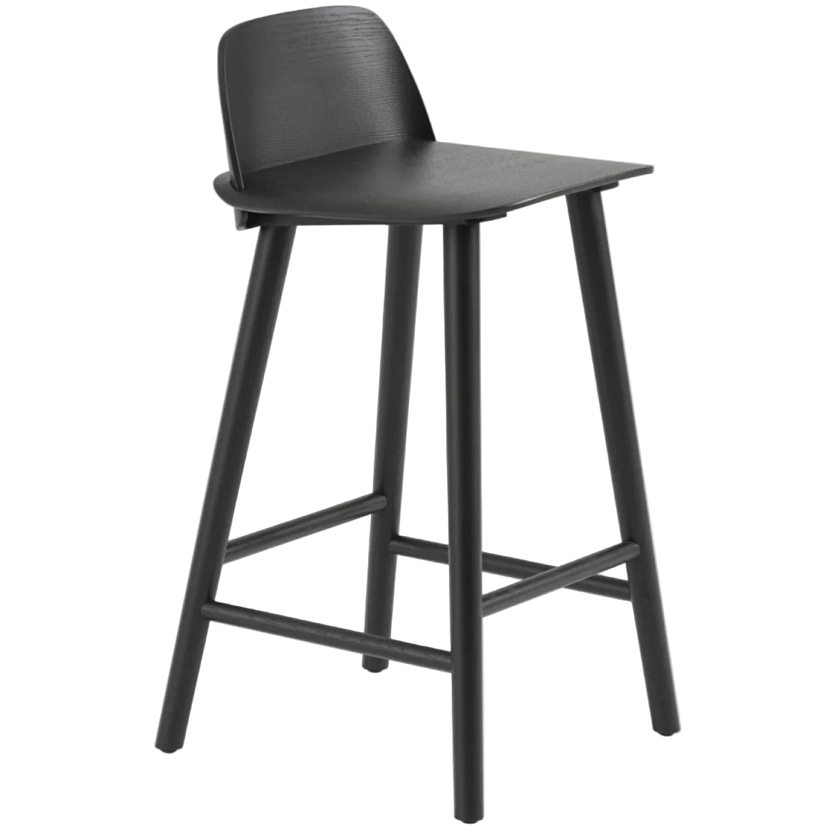 Arturo Bar Stool 65 cm - Black Ash - Ex Display Stock