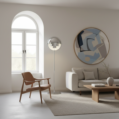 Sfera Floor Lamp - Chrome