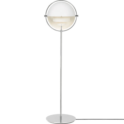 Sfera Floor Lamp - White/Chrome