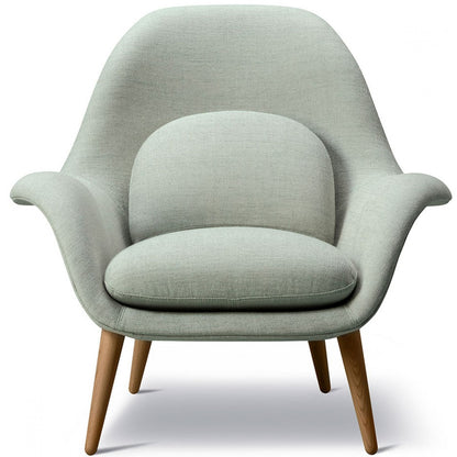 Scolpito Lounge Chair - Wood Base
