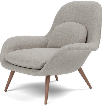 Scolpito Lounge Chair - Wood Base