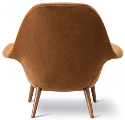 Scolpito Lounge Chair - Wood Base