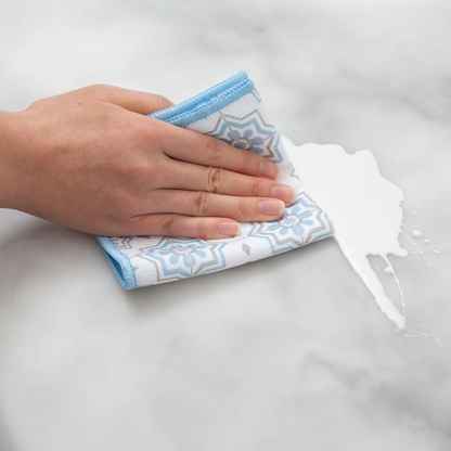 White Marble Pattern Kitchen Countertop Silicone Mat 60x90cm