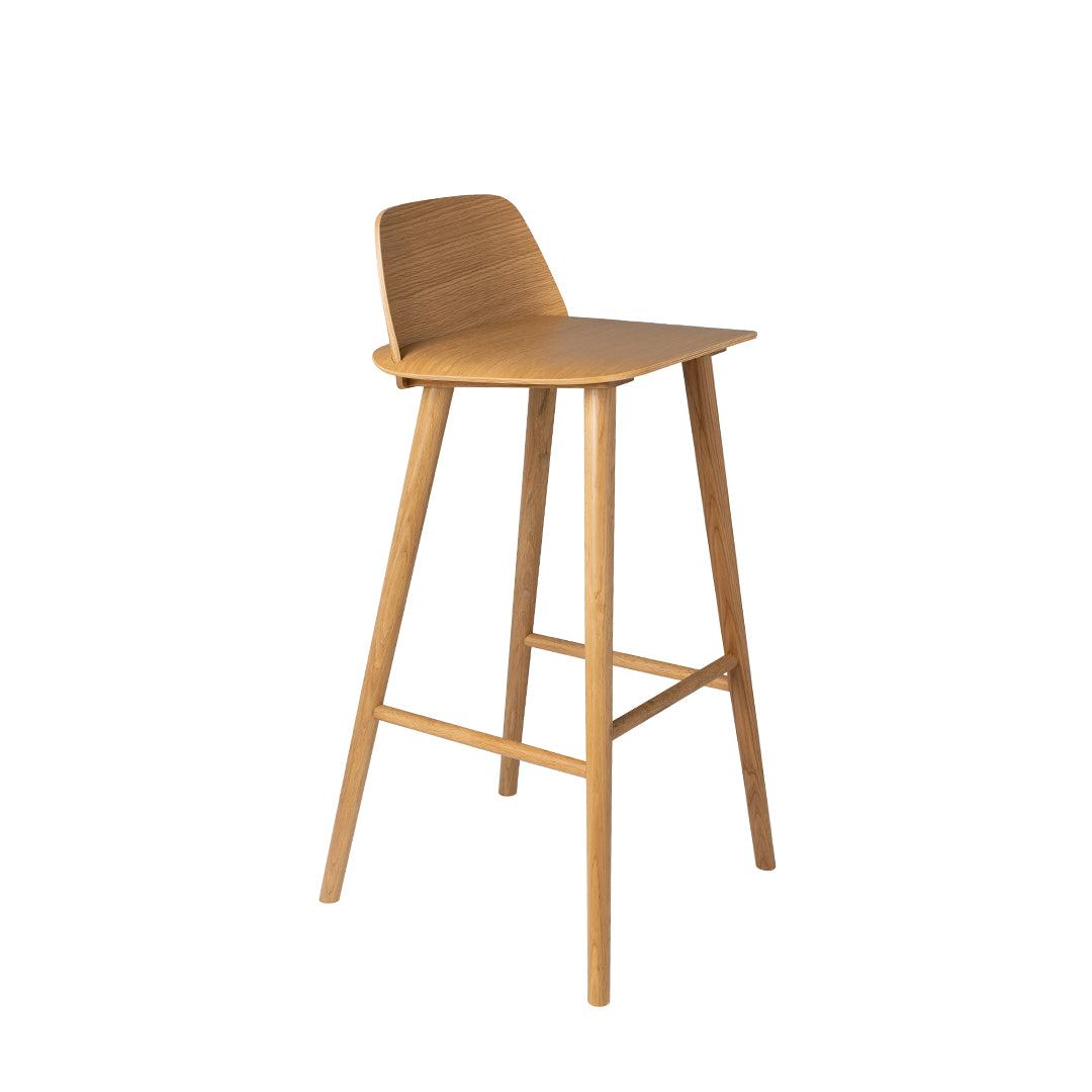 Arturo Bar Stool - 65cm - Oak Oak