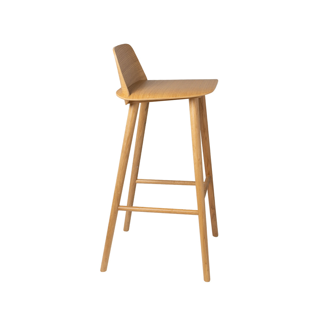 Arturo Bar Stool - 65cm - Oak