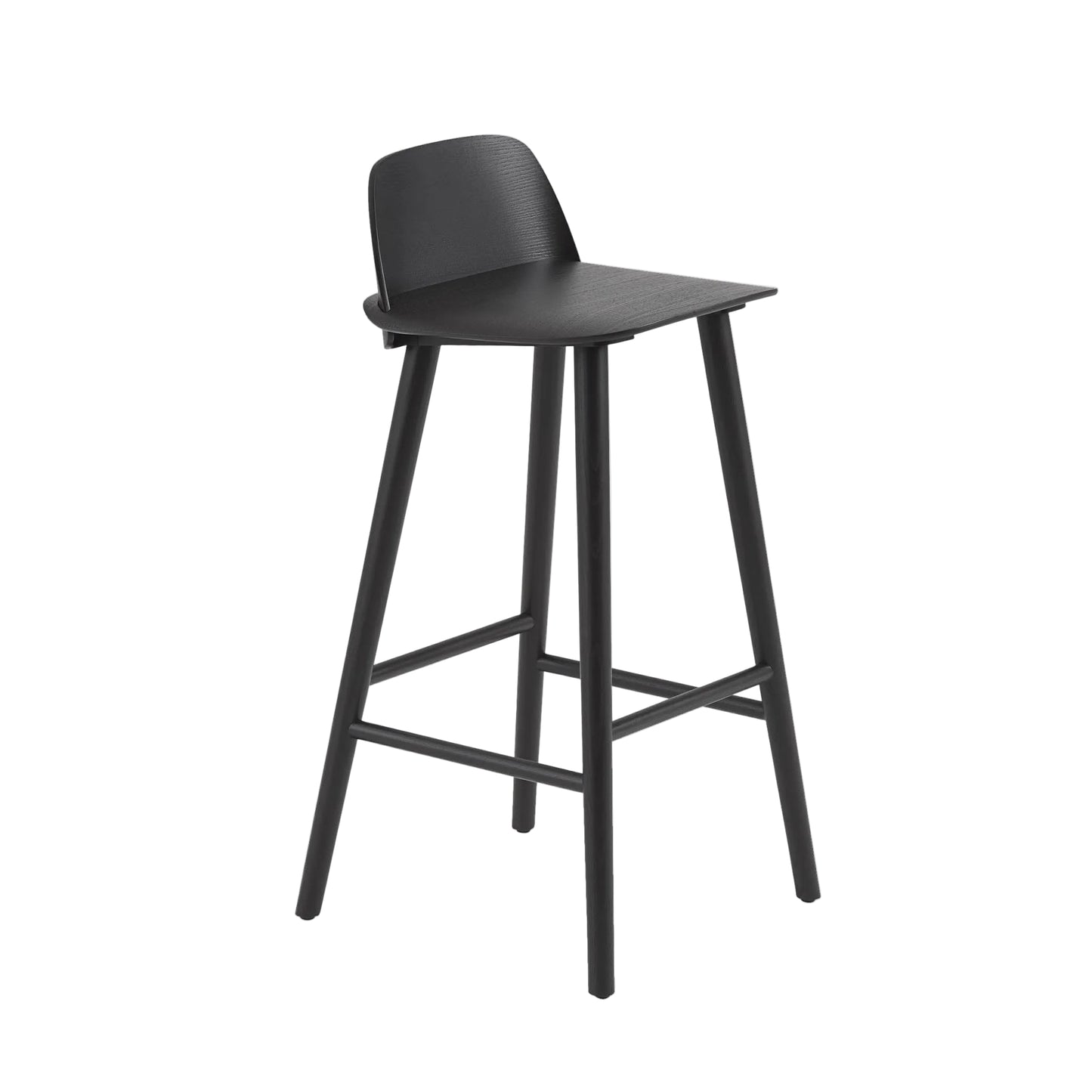 Arturo Bar Stool 65 cm - Black Ash - Ex Display Stock
