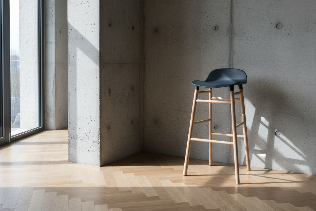 Elevate Bar Stool - Beechwood - 75cm