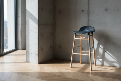 Elevate Bar Stool - Beechwood - 75cm