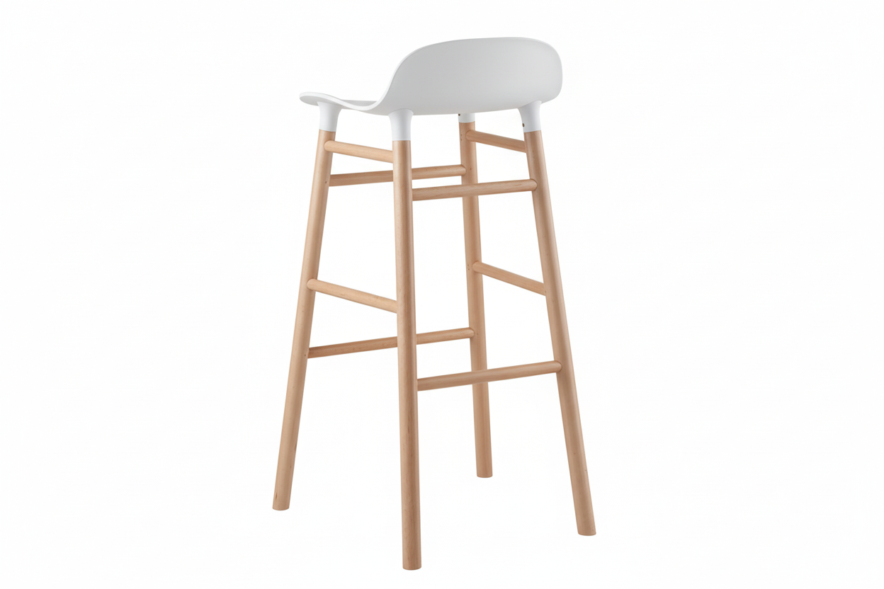 Elevate Bar Stool - Beechwood - 75cm