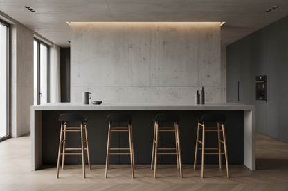 Elevate Bar Stool - Beechwood - 75cm