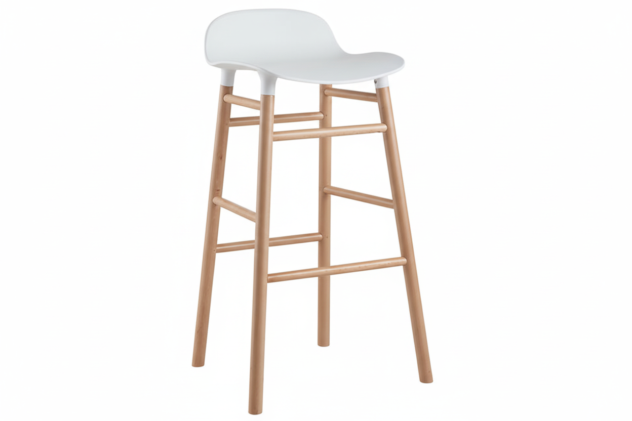 Elevate Bar Stool - Beechwood - 75cm