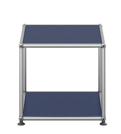 Block Side Table - Small Steel Blue (Lead Time: 8-12 Weeks) Small