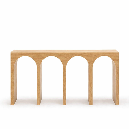 Arch Table - Wooden Veneer