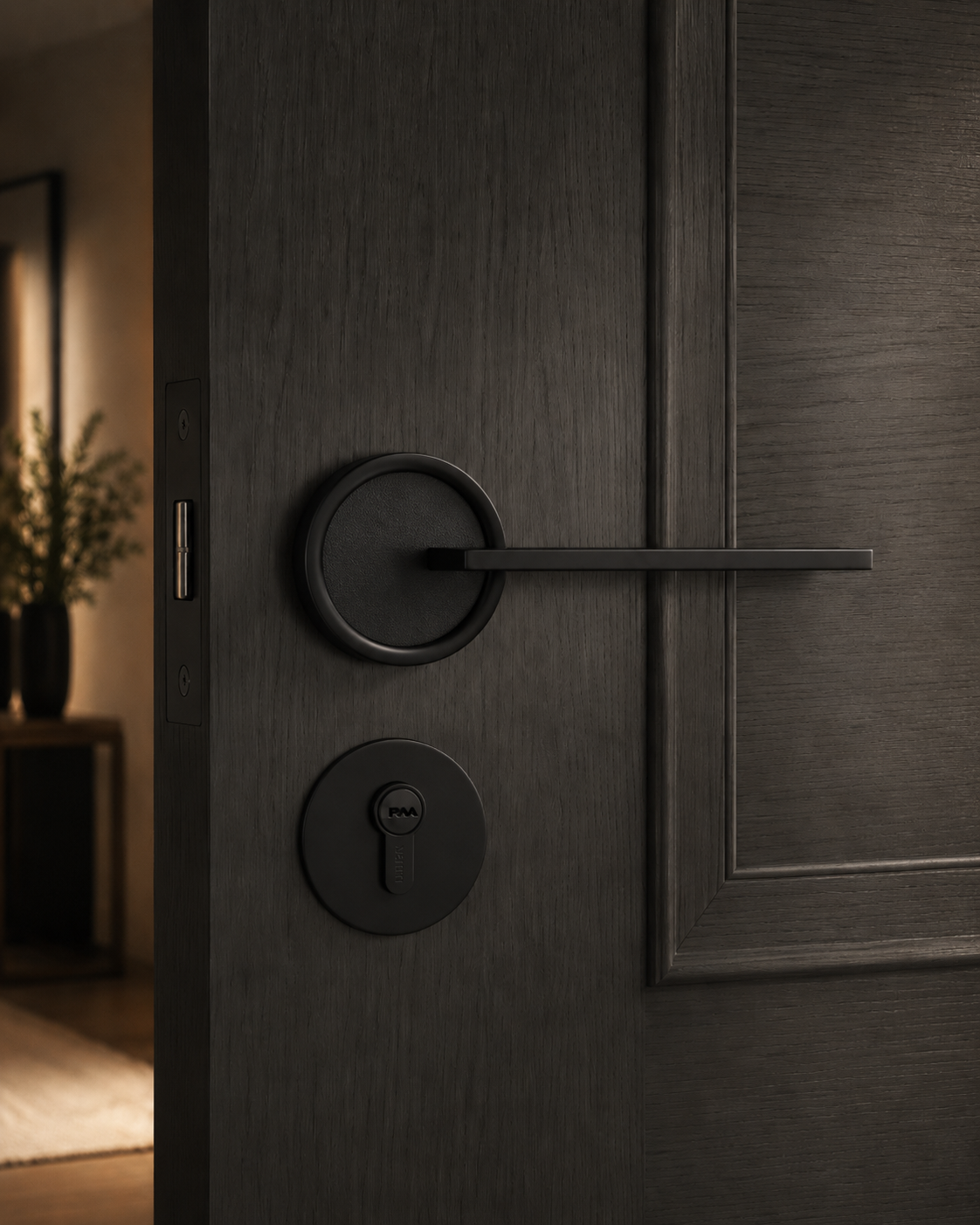 Axis Door Handle Set - Black