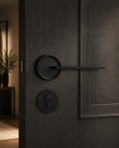 Axis Door Handle Set - Black
