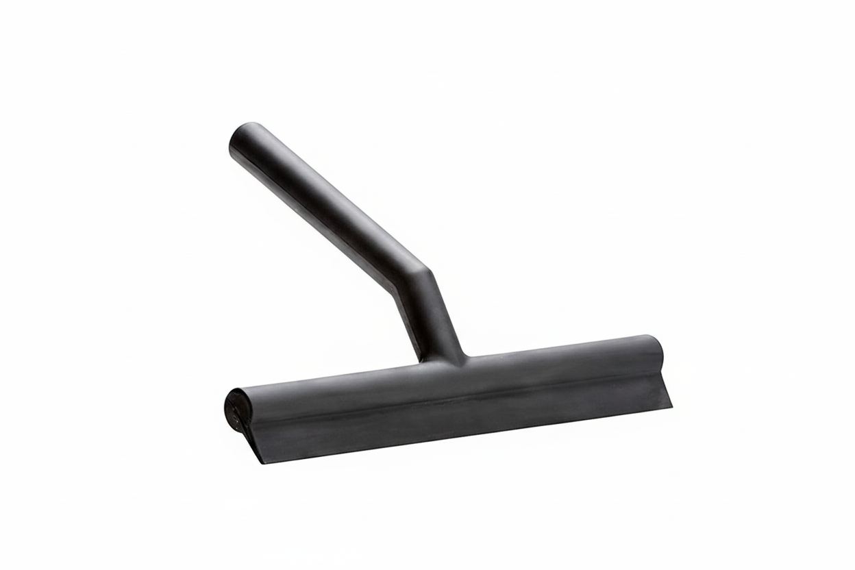 Bathroom Wiper / Squeegee Set - Black (Magnet Hook)