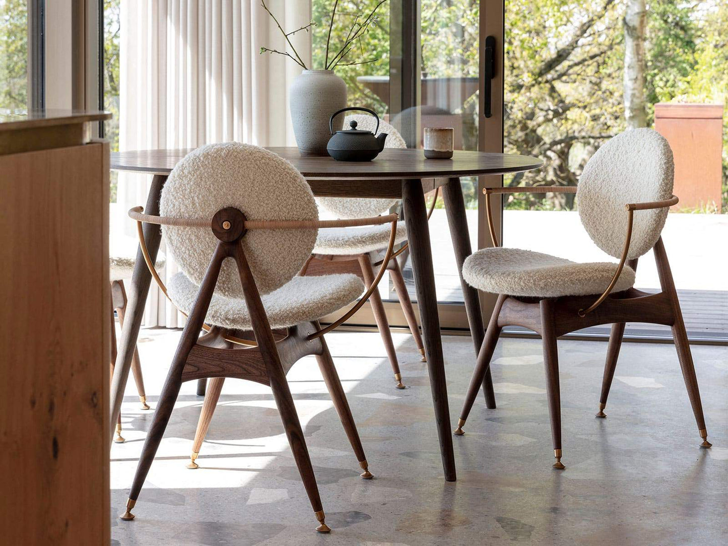 Voltaire Dining Chair with Armrest