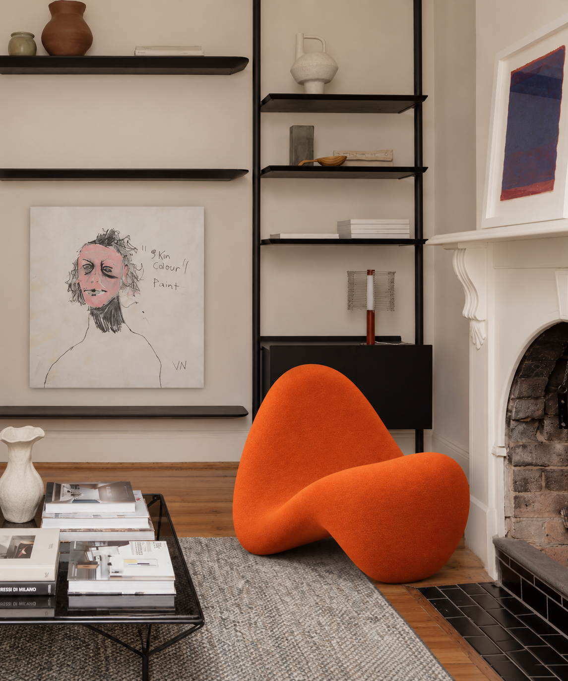 Tongue Lounge Chair - Premium Reproduction