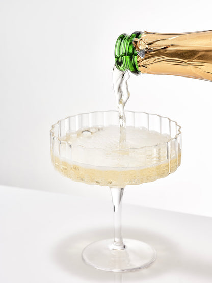 Reflect Crystal Champagne Saucer Glasses (Set Of 2)
