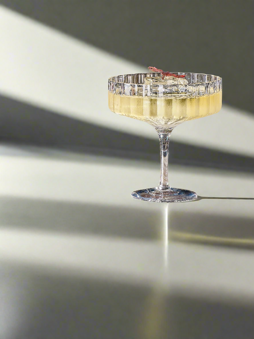 Reflect Crystal Champagne Coupe Glasses (Set Of 2)
