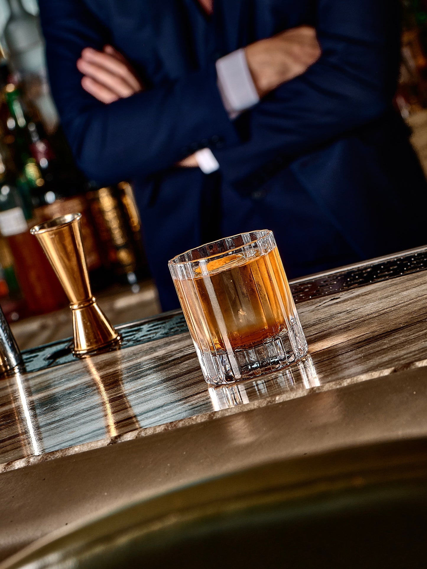 Reflect Crystal Whiskey Tumbler Glasses (Set Of 2)