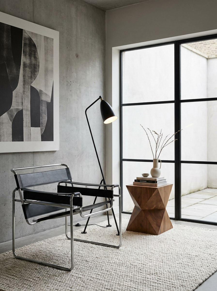 Cavaletta Tripod Floor Lamp - Matt Black/Brass