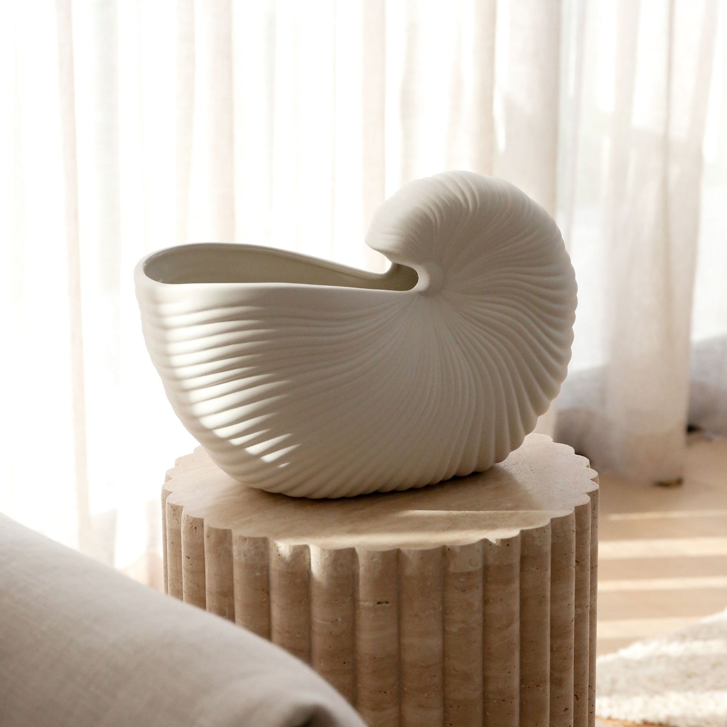 Shell Pot - Off White