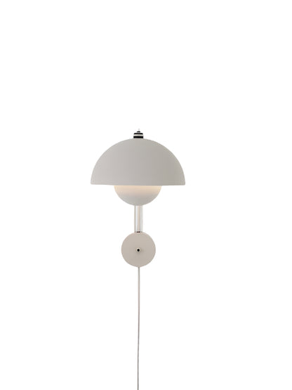 Flowerpot Wall Lamp - 23cm - Premium Reproduction Matt Light Grey (Lead Time: 8-12 Weeks)