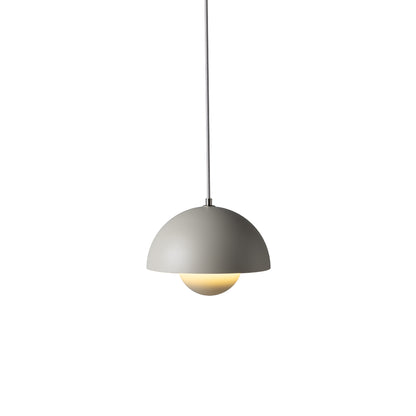 Fiore Pendant - 23cm Matt Light Grey