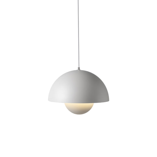 Flowerpot Pendant - 37cm - Premium Reproduction Matt Light Grey
