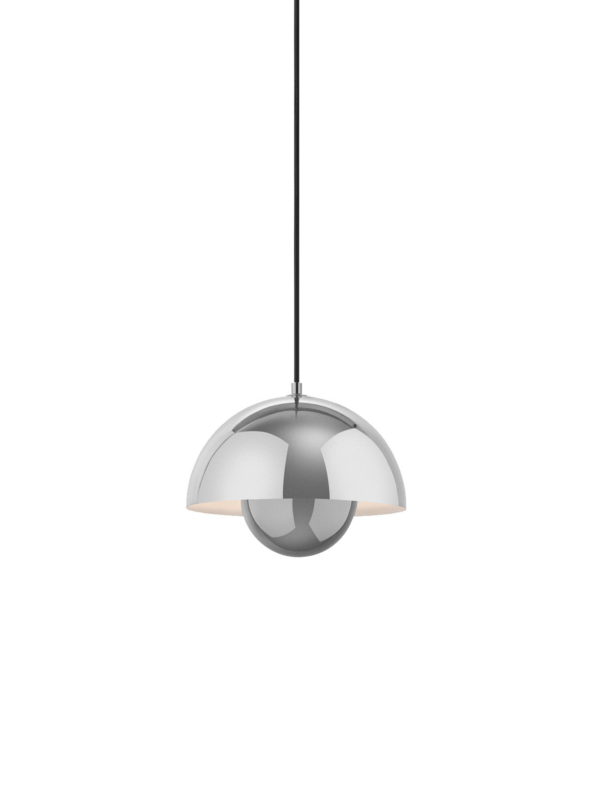 Fiore Pendant - 23cm Polished Steel