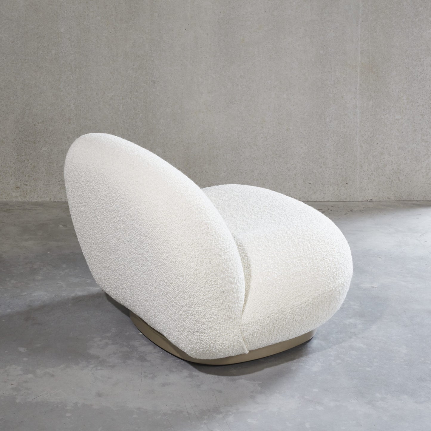 Lune Lounge Chair - Ivory Boucle