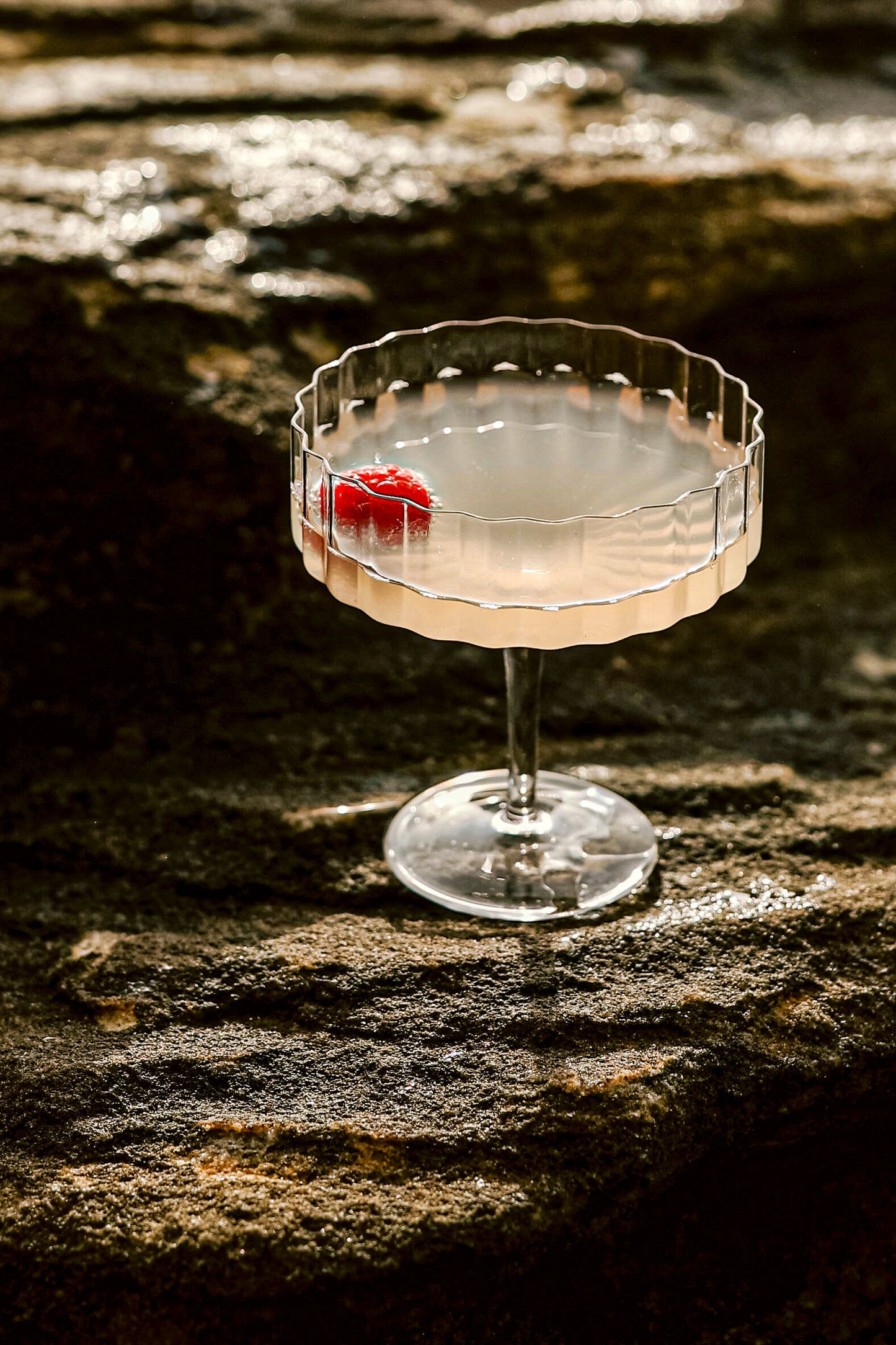 Reflect Crystal Champagne Saucer Glasses (Set Of 2)