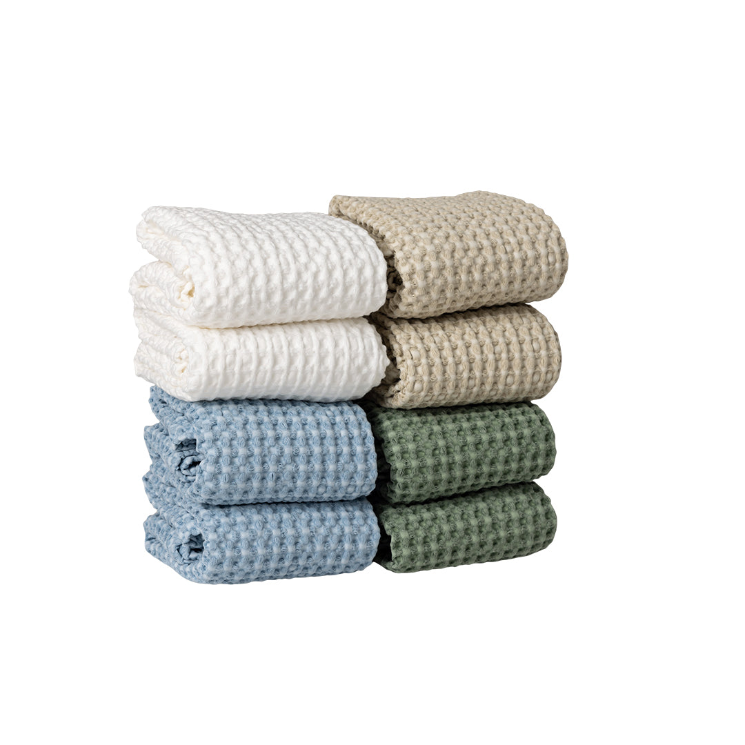 MODERNISM Waffle Hand Towel Set Of 2 - 100% cotton - 70 x 50 cm