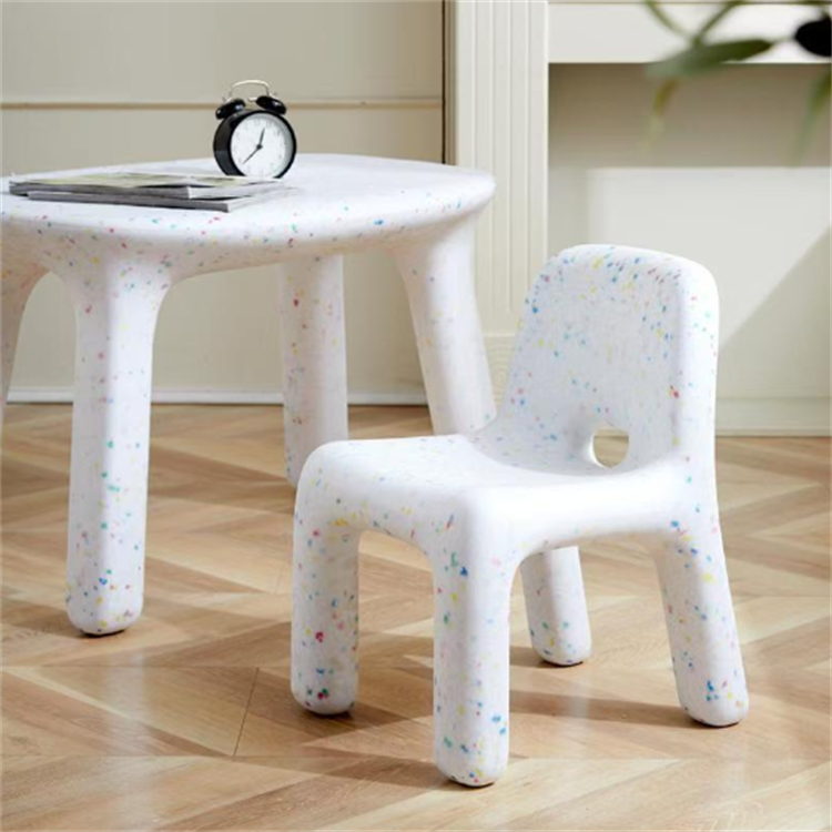 Kid's Confetti 1 Table & 2 Chairs Set - Indoor/Outdoor