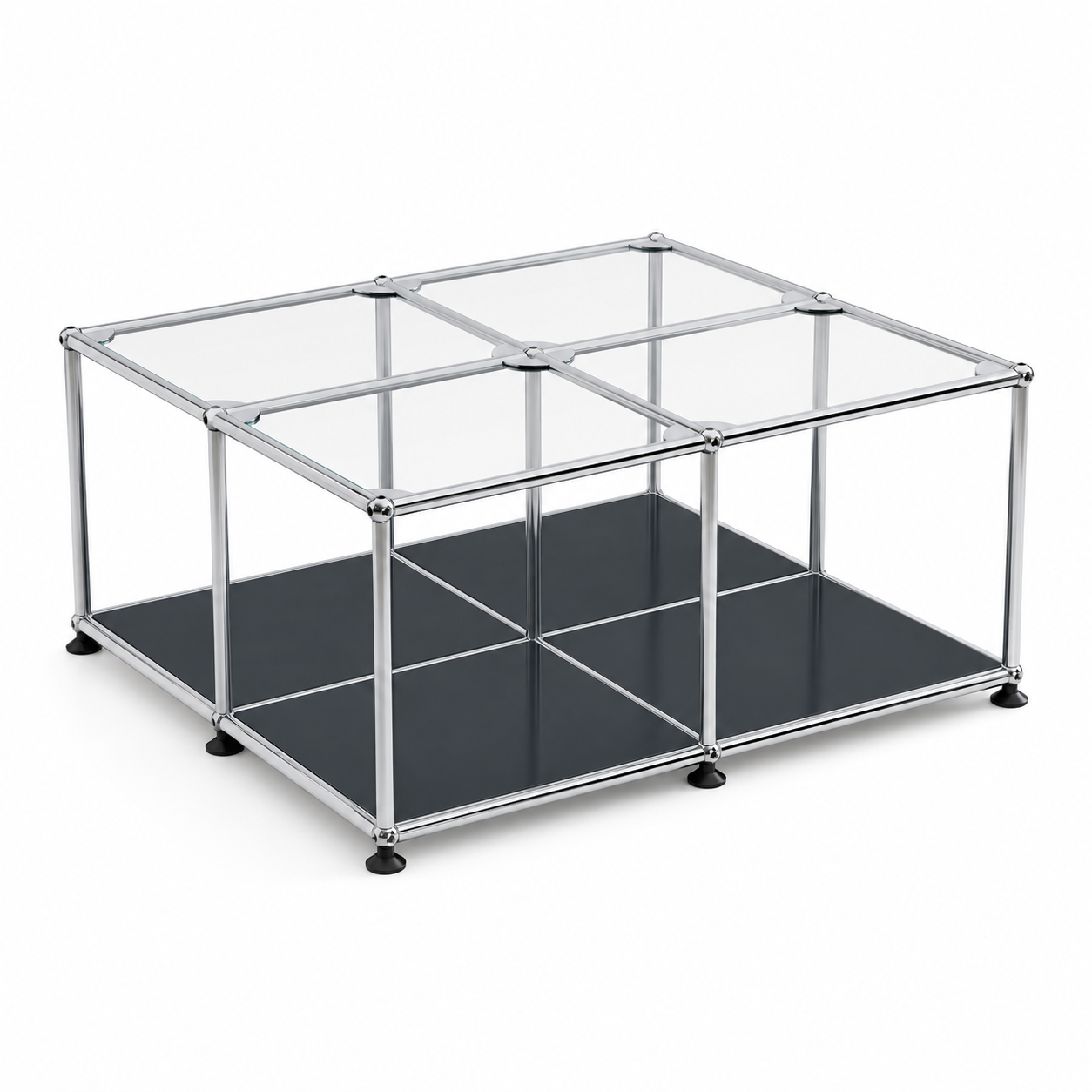 Block Coffee Table Anthracite (Lead Time: 8-12 Weeks) Glass