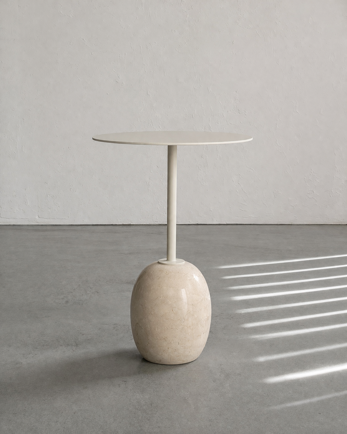 Dolce Side Table - Crema Marble