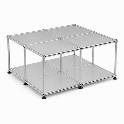 Block Coffee Table Light Grey (Lead Time: 8-12 Weeks) Coloured Panels