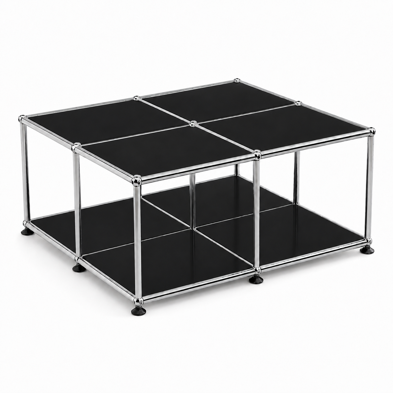 Block Coffee Table Graphite Black (Lead Time: 8-12 Weeks) Coloured Panels