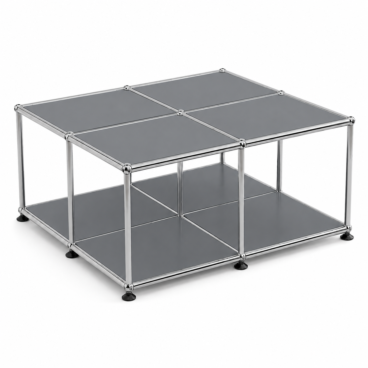 Block Coffee Table Mid-Grey (Lead Time: 8-12 Weeks) Coloured Panels